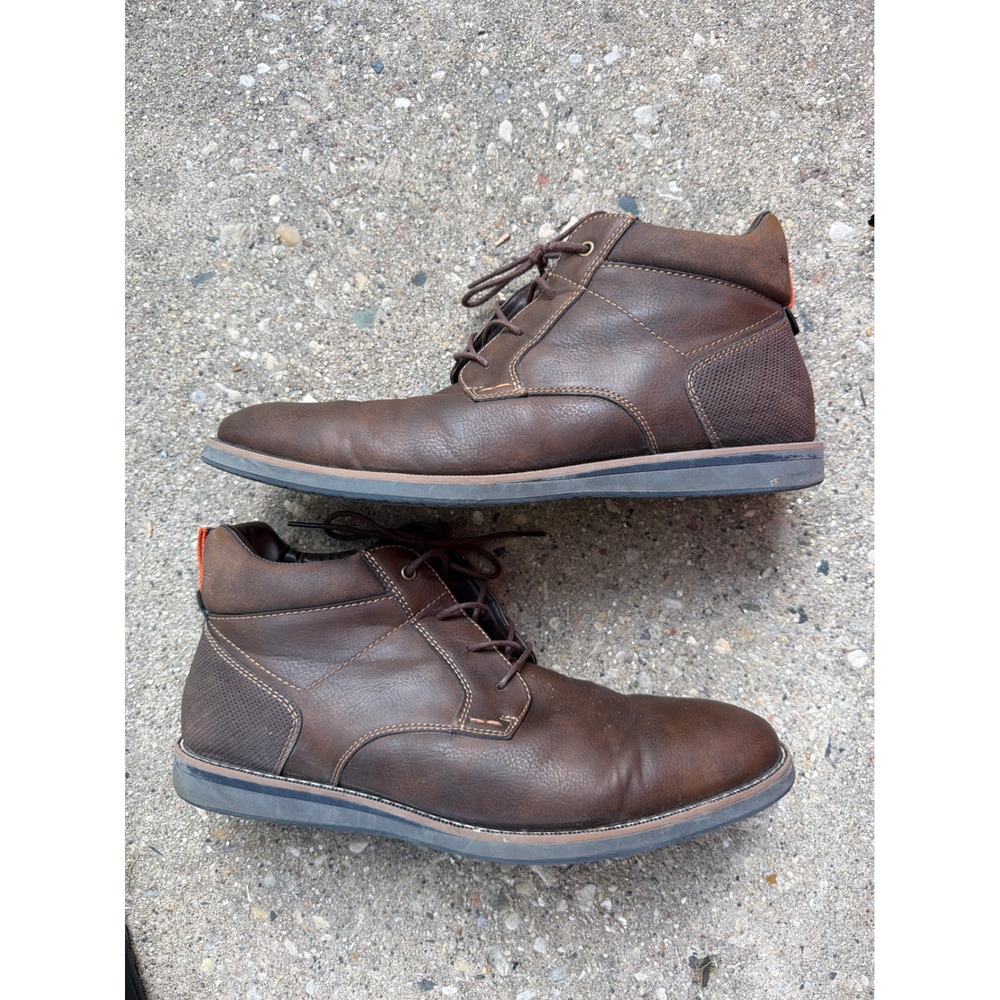 Nunn Bush Mens Brown Chukka Boots 85009-249 Size 12M Lace Up Casual Shoes